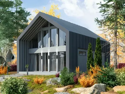 Проект дома Barn 100, 100 м²