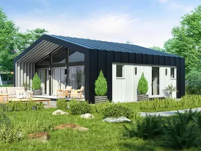 Проект дома Barn 68, 68 м²