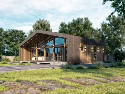 Проект дома Barn 82, 82 м²