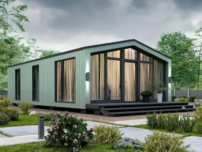 Проект дома Barn M 55, 55 м²