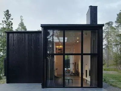 Проект дома Barn NEW Black 76, 76 м²