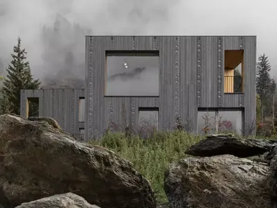 Проект дома Barn NEW Gray Decor, 173 м²