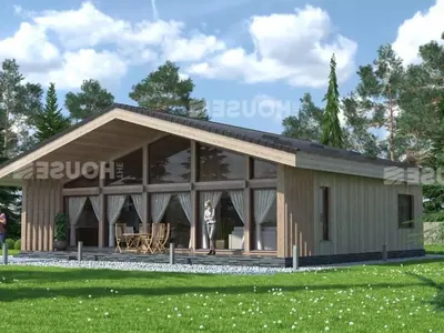 Проект дома HOLZ 110, 110 м²
