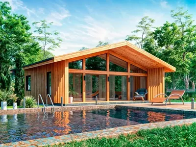 Проект дома Holz 68, 68 м²