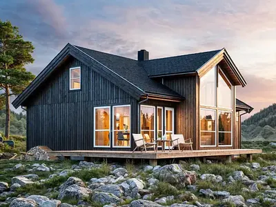 Проект дома Ranch 119, 119 м²