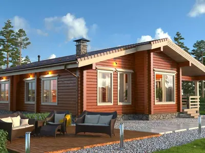 Проект дома Timber 150, 150 м²
