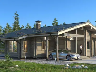 Проект дома Timber 160, 160 м²