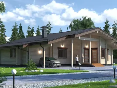 Проект дома Timber 180, 180 м²
