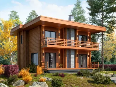 Проект дома Timber 181, 181 м²