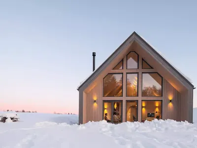 Проект дома White House Barn 116, 116 м²
