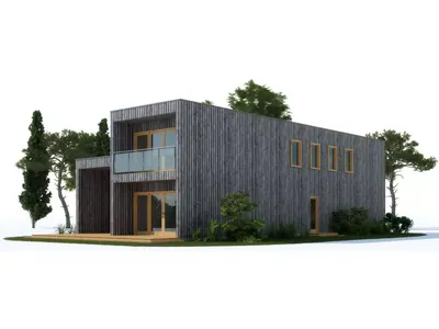 Проект дома Zimmer 197, 197 м²